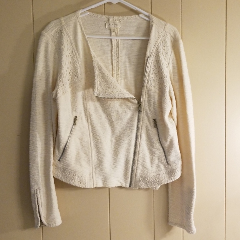 CLOSET CLOSING Lou & Grey Loft moto top